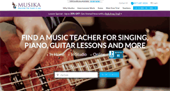 Desktop Screenshot of musikalessons.com